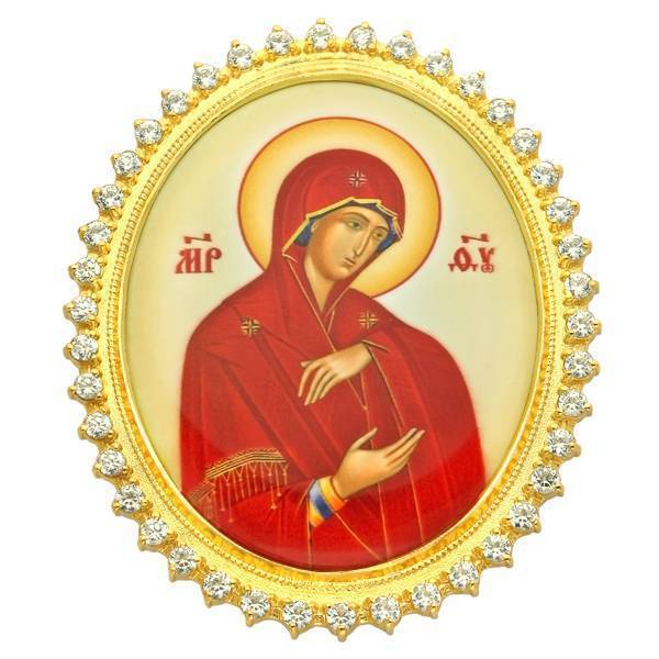 

Накладка на митру латунная со вставками Фамильные Драгоценности арт. 2.7.0443лп