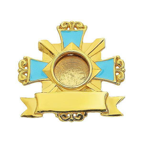 

Мощевик малый латунный в позолоте Фамильные Драгоценности арт. 2.7.0335лп