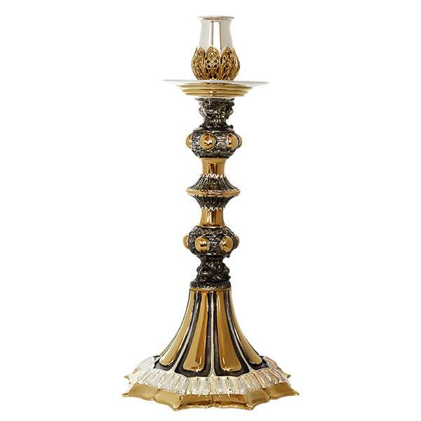 

Подсвечник напрестольный латунный с позолотой Фамильные Драгоценности арт. 2.7.0992лф