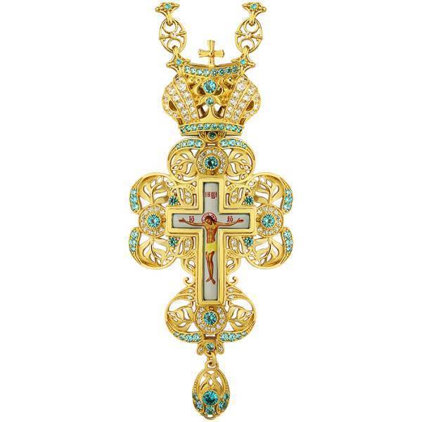 

Крест для священника латунный позолоченный Фамильные Драгоценности арт. 2.10.0117лп-2^44лп