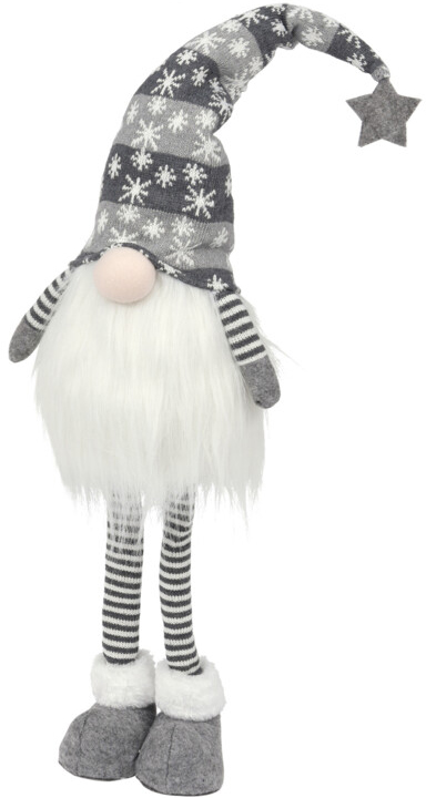 

Фигура с подсветкой Гном Christmas Decoration 20x90 см (ADO000130_серый)