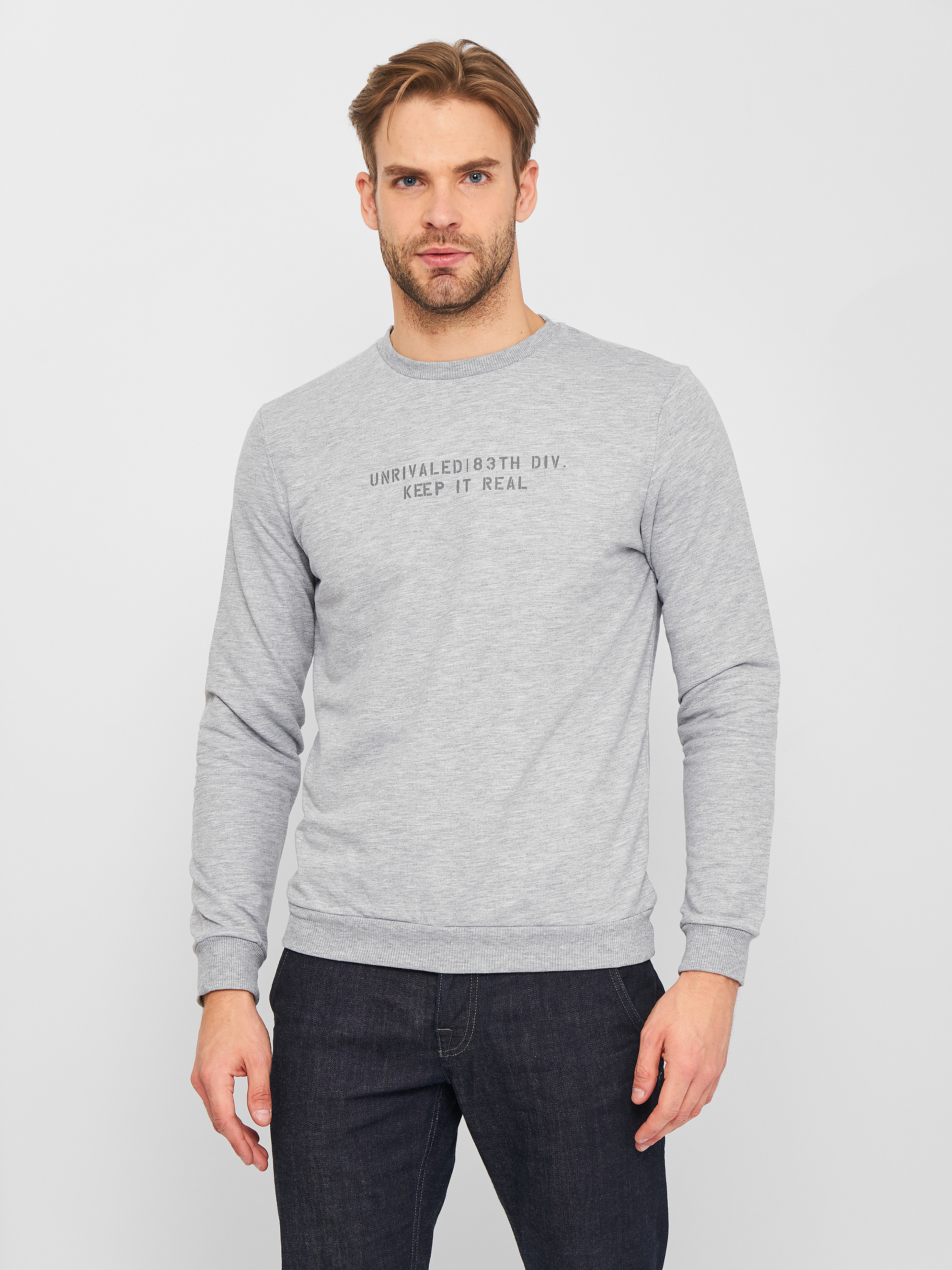 

Свитшот Colin' CL1054821MGA  Grey Melange, Свитшот Colin's CL1054821MGA S Grey Melange