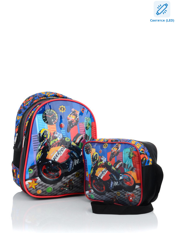 

Рюкзаки детские деми для девочки Prime 00-00012730 Черный р.40x27x18