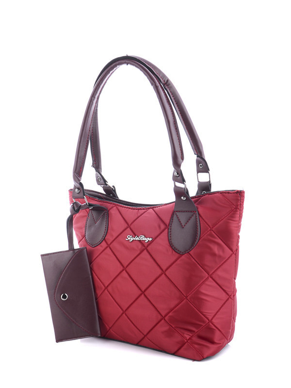 

Сумки женские деми Prime 00-00012541 Бордовый р.29x27x11
