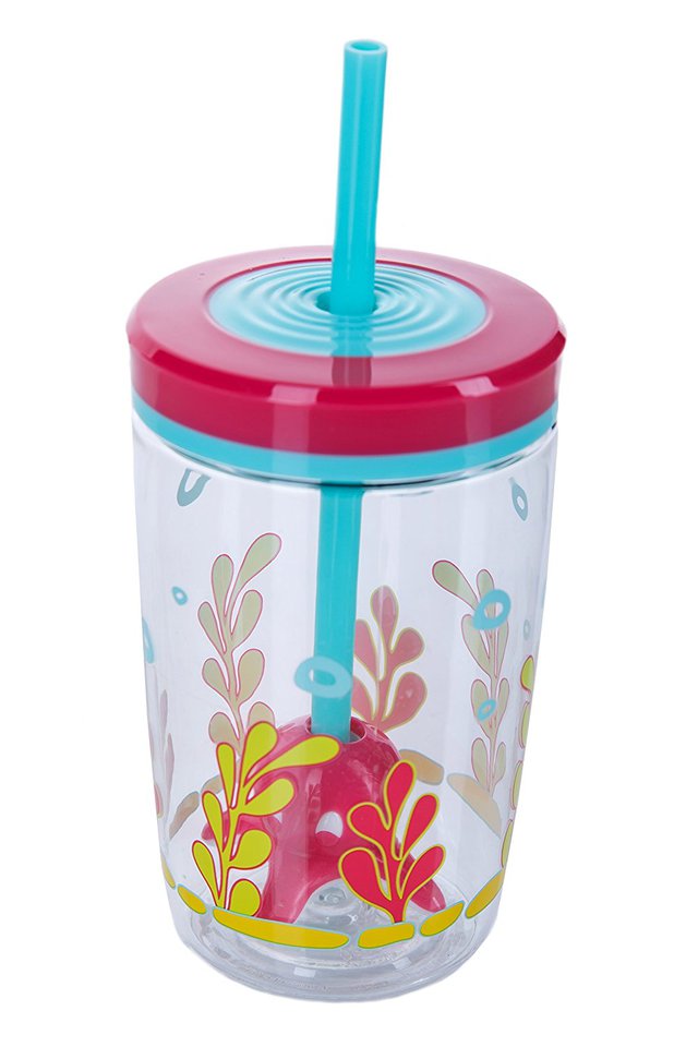 

Стакан детский с трубочкой Contigo Floating straw tumbler Кальмар 470мл 2095007