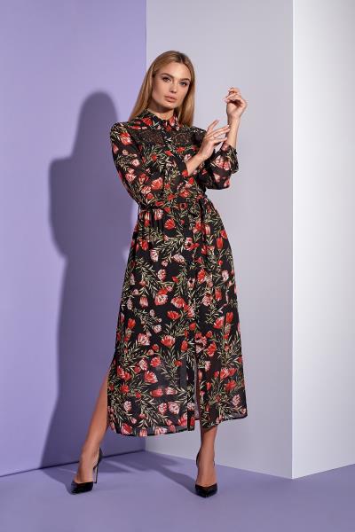 

Платье Style-Nika Скарлет  Черное 2175, Платье Style-Nika Скарлет 50 Черное 2175