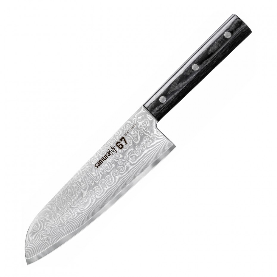 

Нож кухонный Сантоку 175 мм Samura 67 Damascus (SD67-0094M)