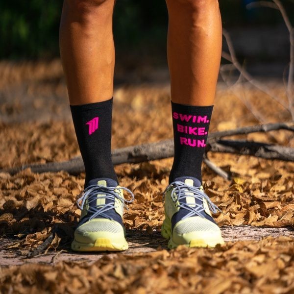 

Носки женские Sporcks Tri Swim Bike Run Black 41-43