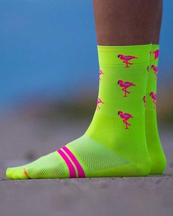 

Носки женские Sporcks Bike Flamingo Yellow II 38-40