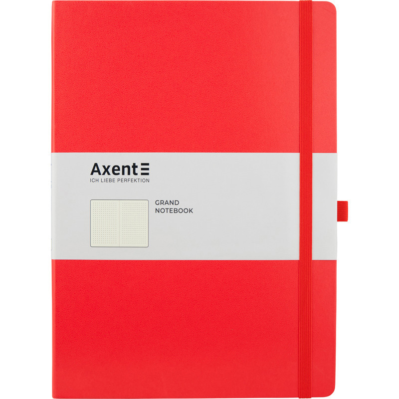 

Книга записная Axent Partner Grand, 295*210, 100л, точка, 8303 Красный