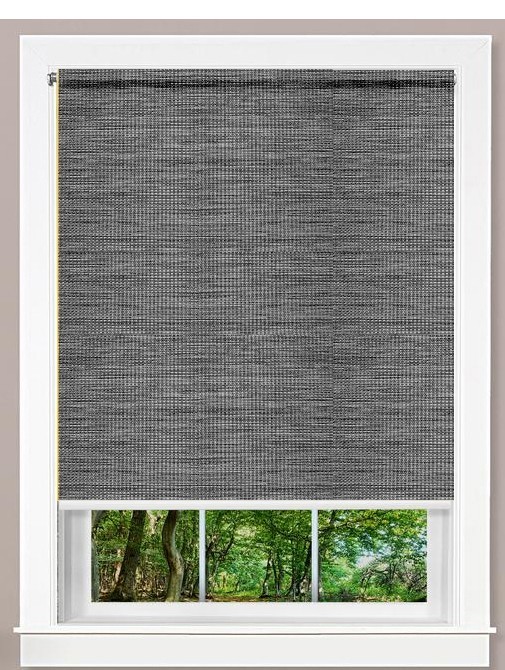 

Ролета Roll Star 125x180 см Paradise,Черно-белый(A609)