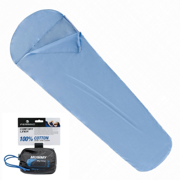 

Вкладыш для спального мешка Ferrino Liner Comfort Light Mummy Blue (86503CBB)