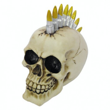 

Череп декоративный Панк Halloween 17-138 (NAT05756)
