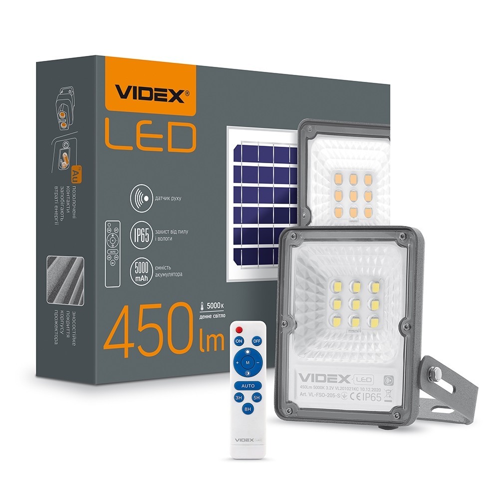 

LED прожектор автономний VIDEX 10W 5000K Сенсорний (VL-FSO-205-S)