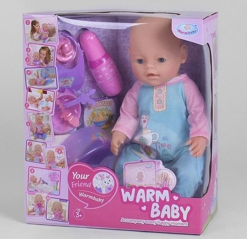 

Пупс функциональный Warm Baby WZJ 058 A-026 H-1
