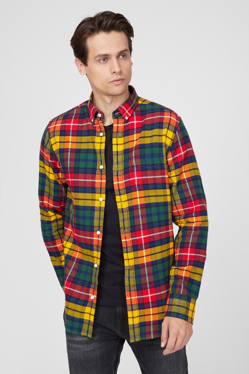 

Мужская рубашка в клетку REG FLANNEL CHECK BD Gant XXL 3016670