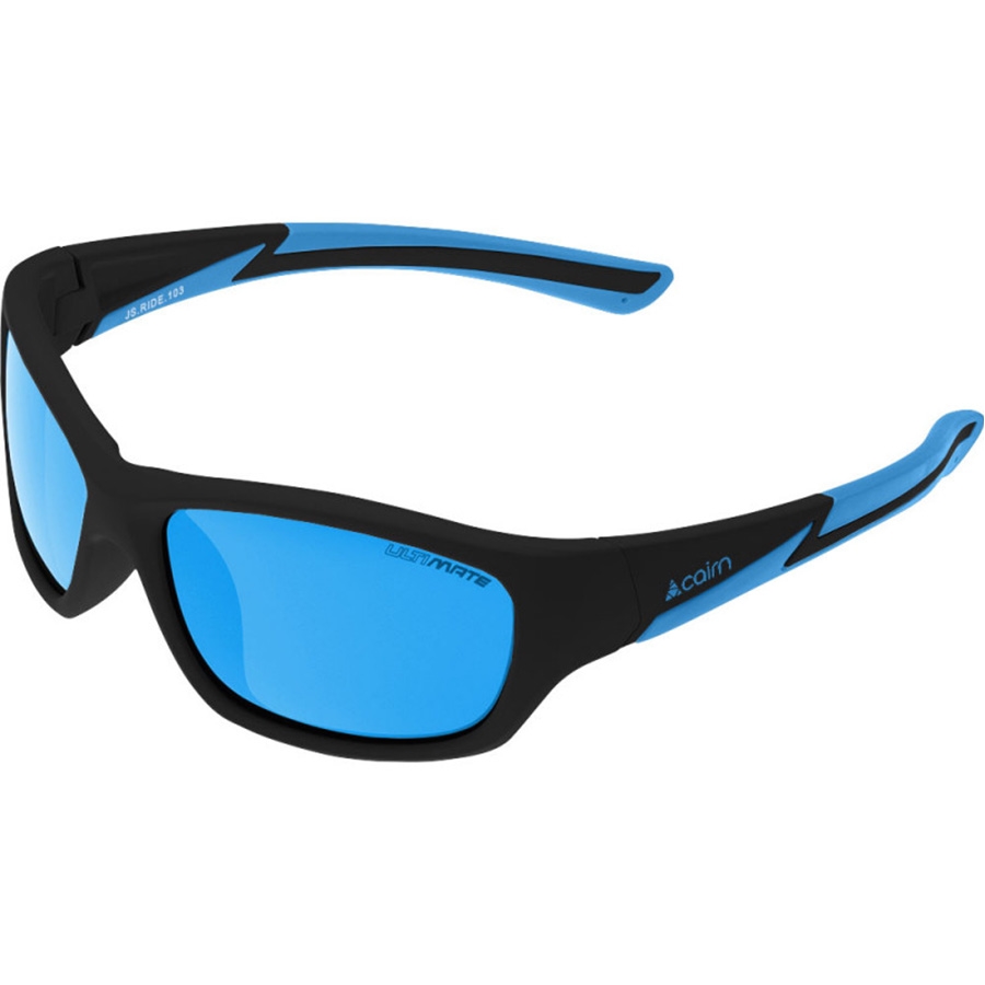 

Очки детские солнцезащитные Cairn Ride Jr Category 4 mat black-azure