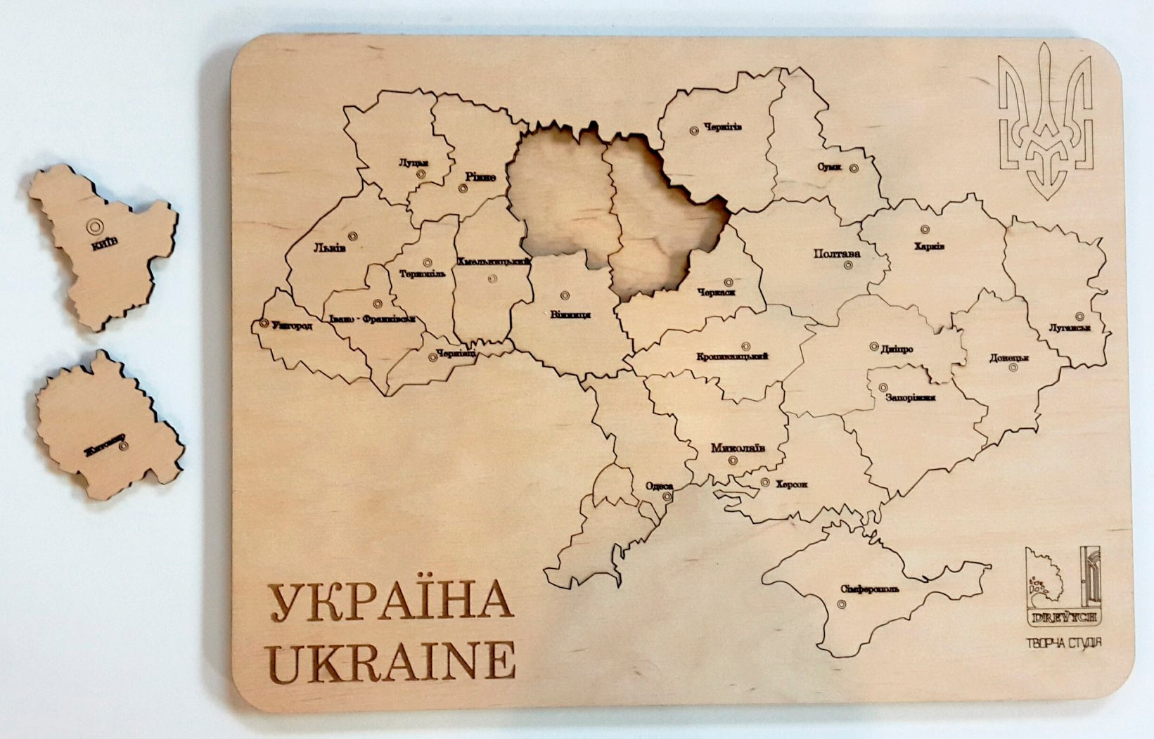 

Карта-пазл Древыч Моя Украина (0300070)