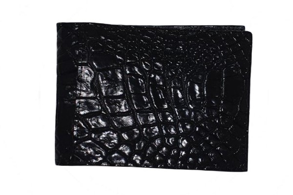 

Портмоне Croco Leather из кожи крокодила черное