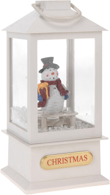 

Новогодний фонарь Christmas Decoration Снеговик 9x9x23 см (XX8310210_снеговик)
