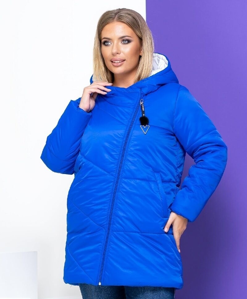 

Куртка зимняя Fashion FT-5118 Электрик женская р.50 005118