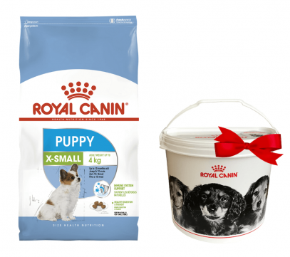 

Сухой корм для собак Royal Canin XSMall Puppy 1,5кг + контейнер в подарок