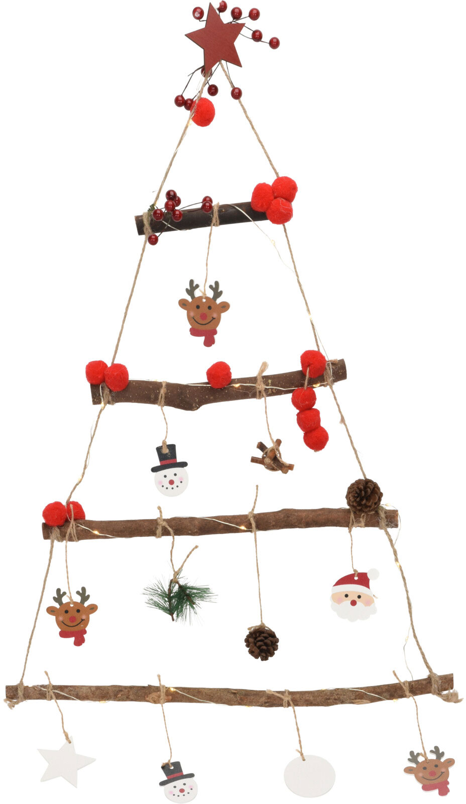 

Подвесное украшение Christmas Decoration с подсветкой в форме елки 43 см (AX5308210)