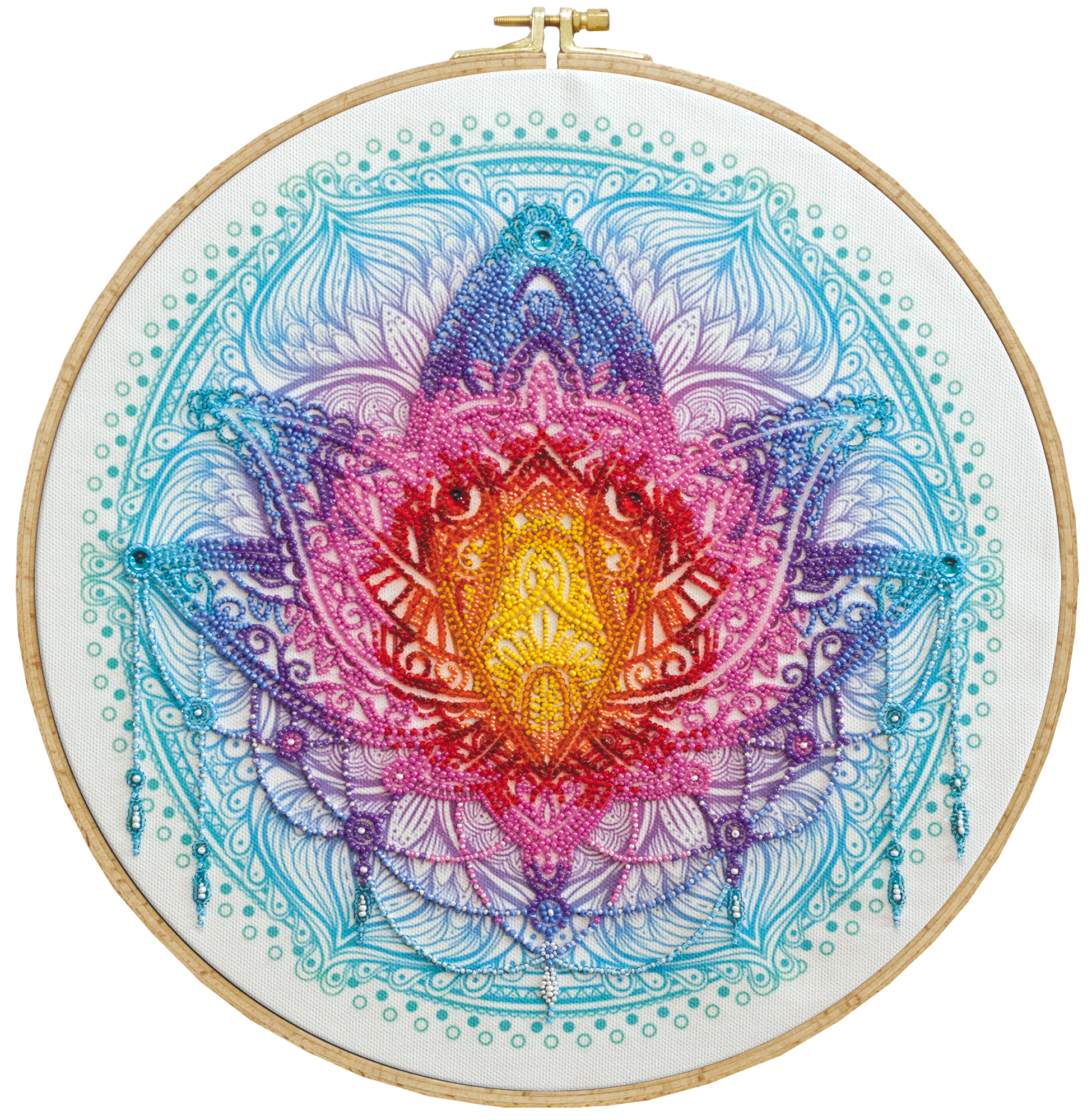 

Набор для вышивки бисером Абрис Арт на натуральном художественном холсте Цветок Востока