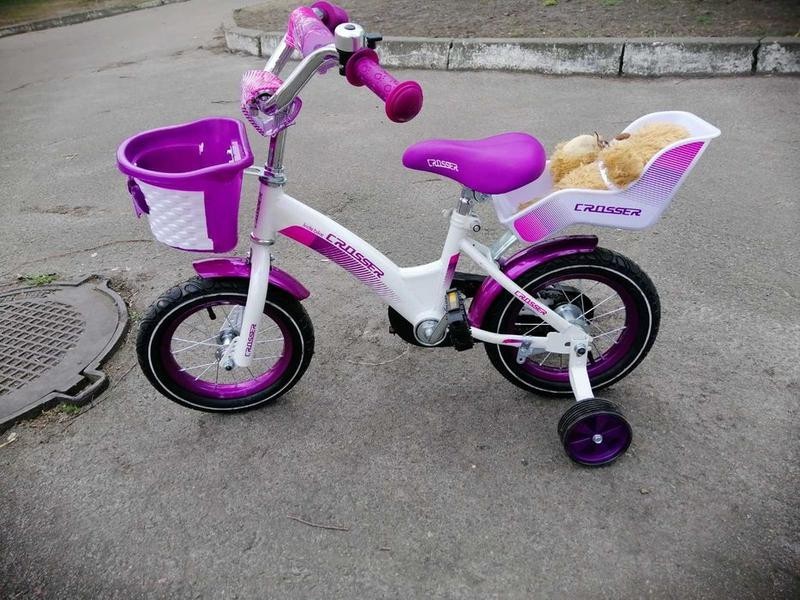 

Велосипед Crosser Kids Bike 14 " Фиолетовый