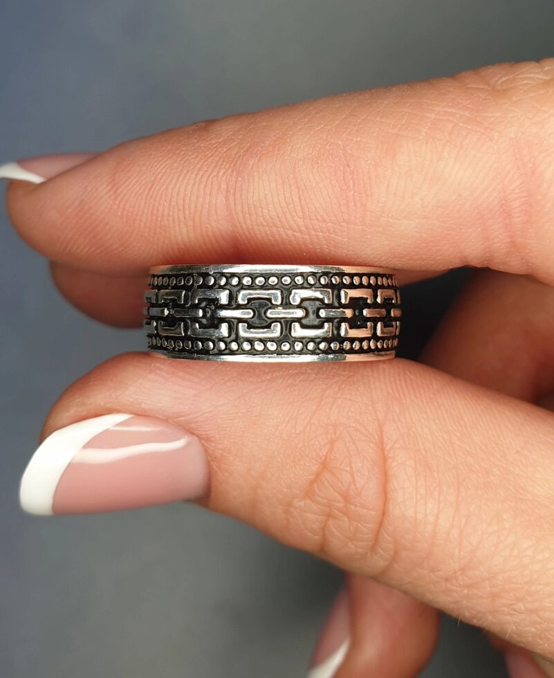 

Кольцо серебряное 21,5 5,5 г