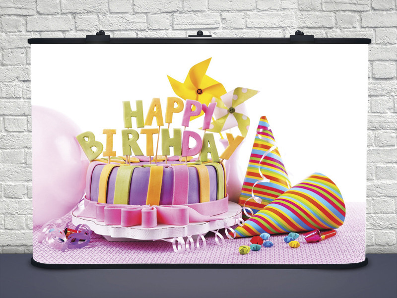 

Фотозона "Happy Birthday торт" 1,50 х 2,25 м