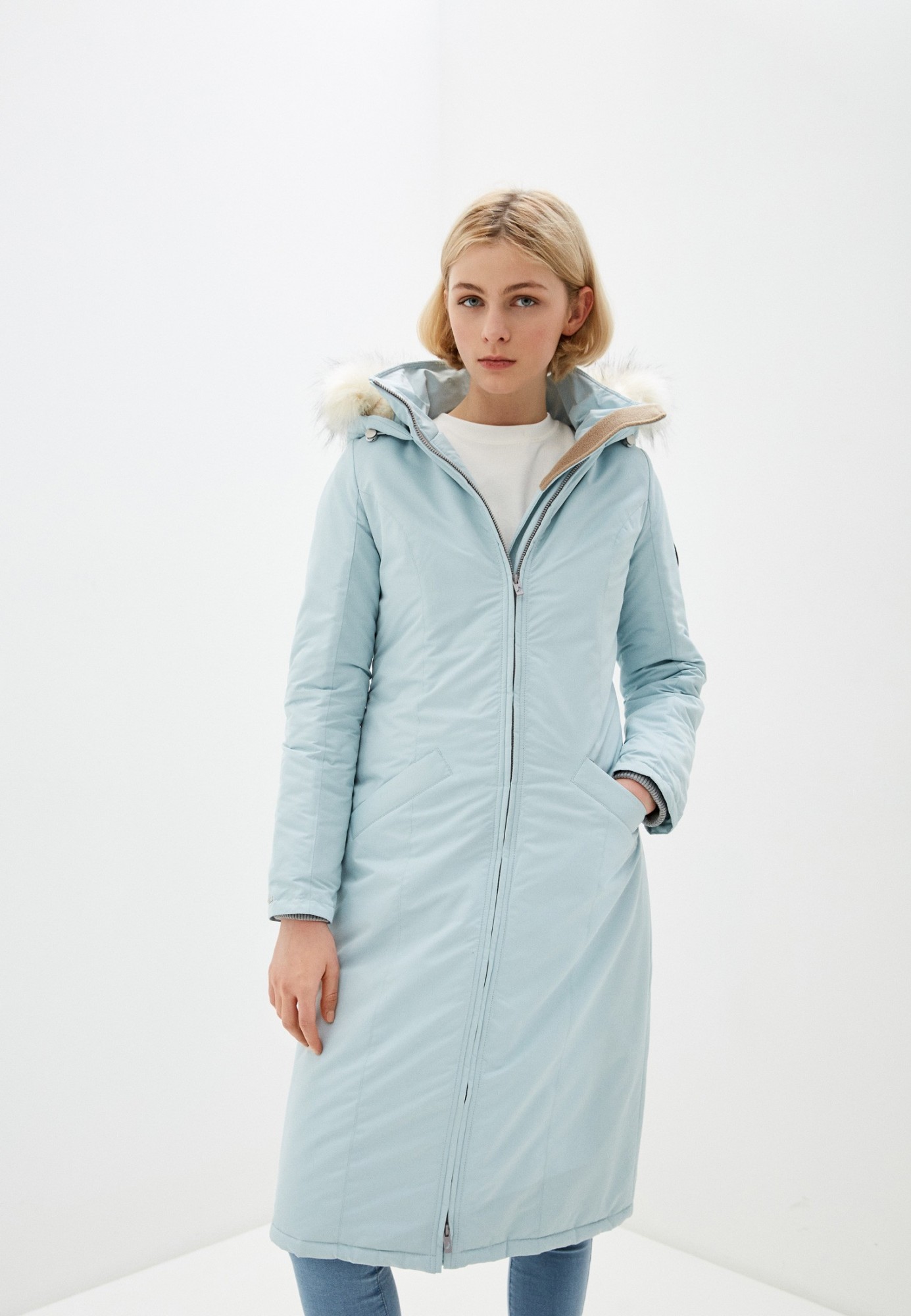 

Зимняя куртка парка DASTI Montblanc Pale Blue Long 482DS20192043 XS