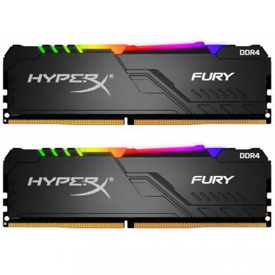 

Модуль памяти для компьютера DDR4 32GB (2x16GB) 2666 MHz HyperX FURY RGB HyperX (Kingston Fury) (HX426C16FB3AK2/32)