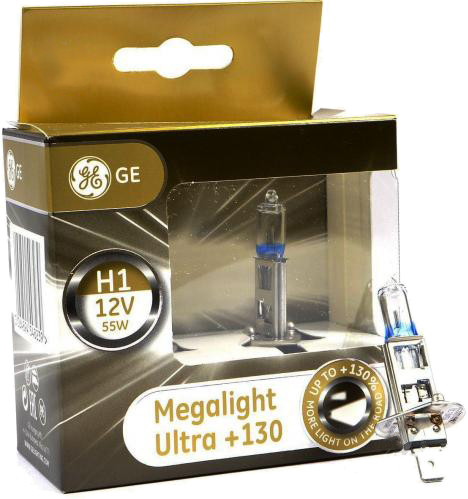 Автолампа General Electric 12V H1 55W комплект 2 шт (50310XNU-2D ...