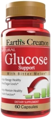 

Добавка Earths Creation Glucose Support 60 капсул (608786001558)