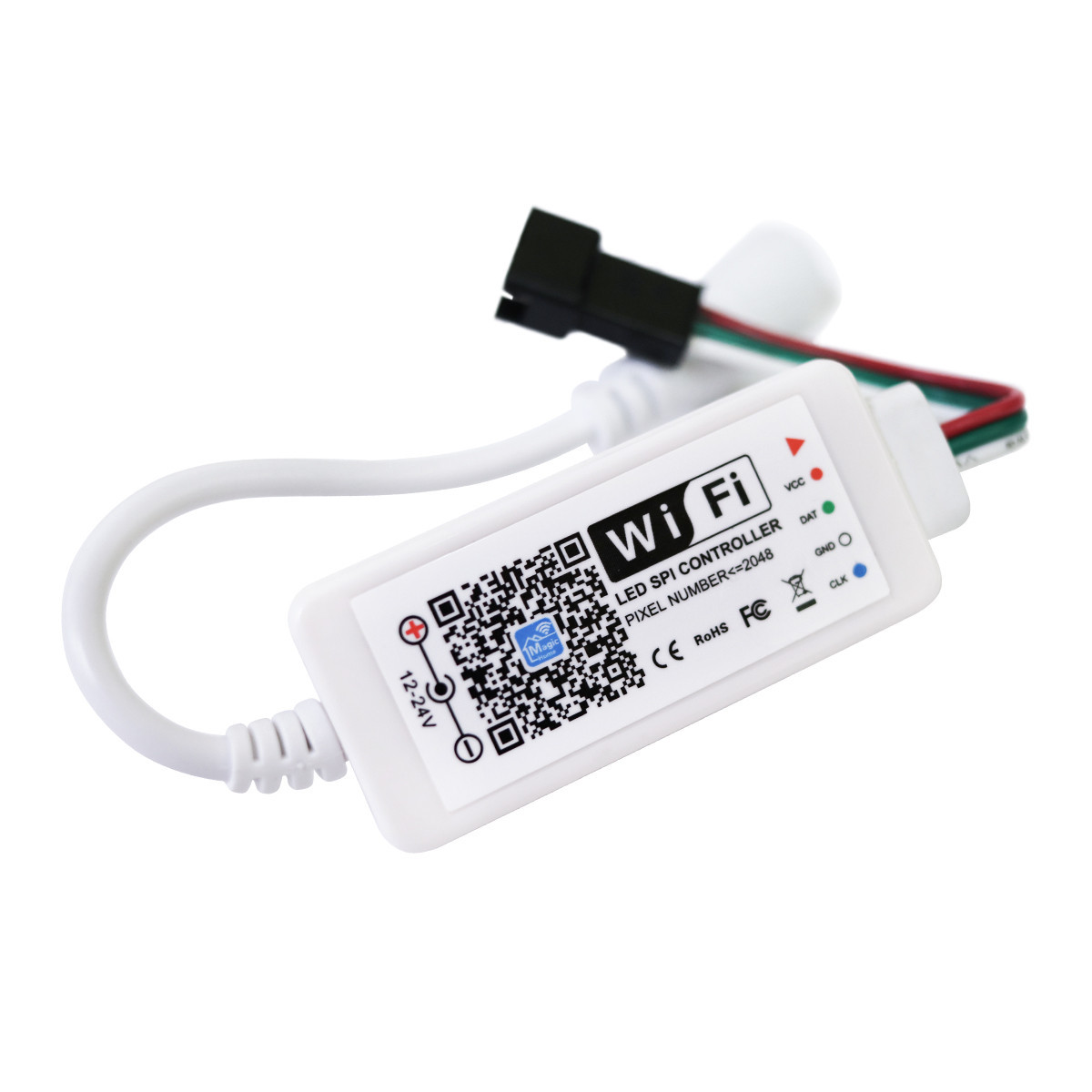 

SMART RGB контроллер BIOM Wi-Fi 2048px 12-24V 1903; 16703; 2811; 2812B; 6812; 1003; 2801; 1914