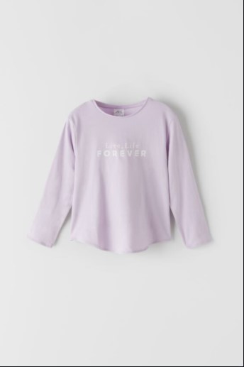 

Реглан на девочку 5316 ZARA 122 Сиреневый 45509