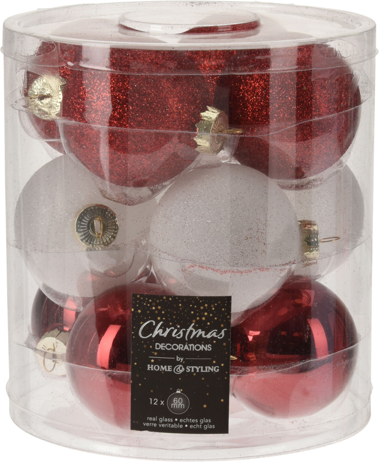 

Набор елочных шаров Christmas Decoration 6 см 12 шт (ABR701560)