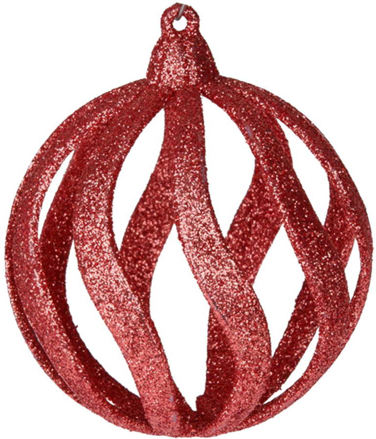 

Набор елочных шаров Christmas Decoration 8 см 3 шт (AWR100730_красный)
