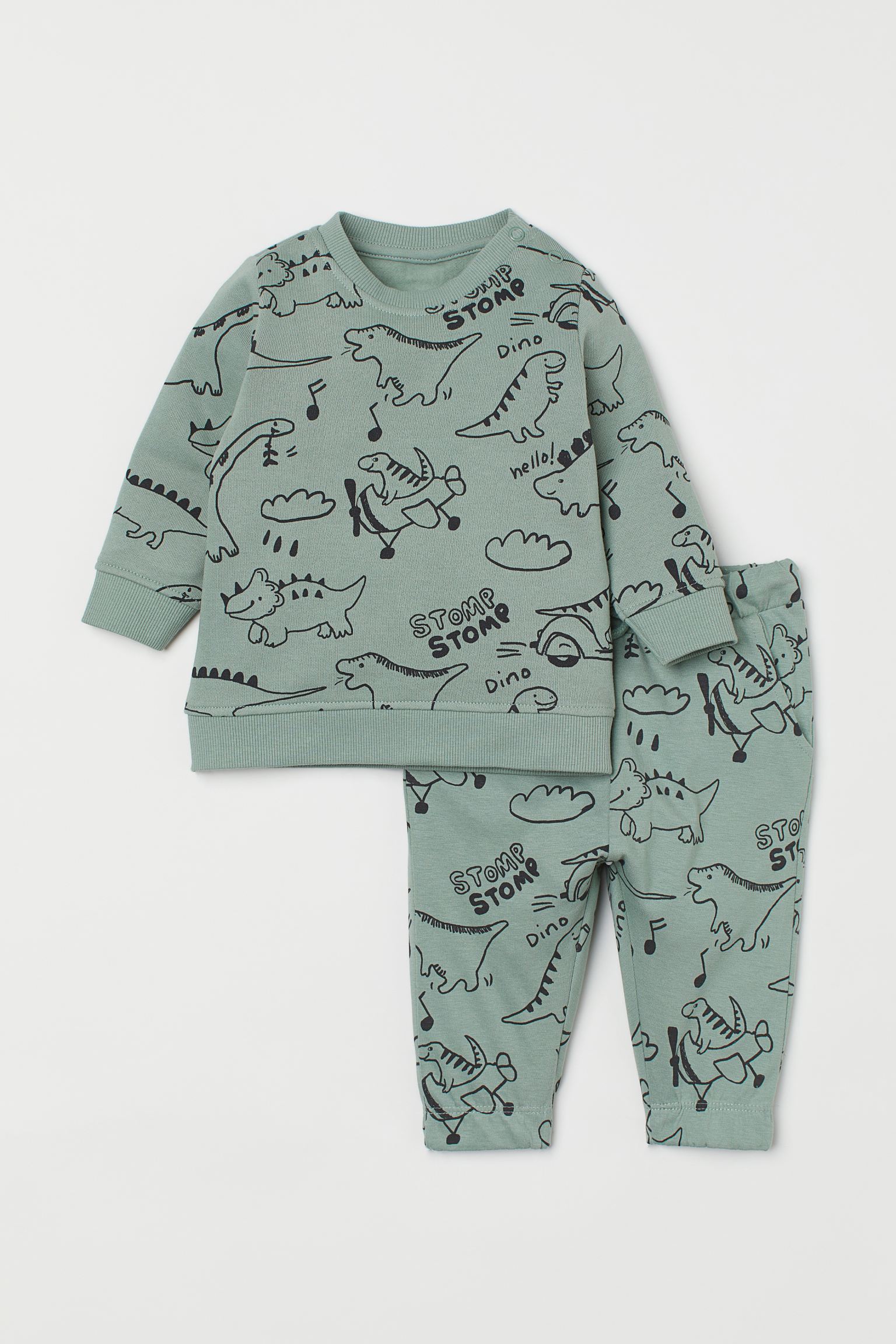 

Комплект двойка для мальчика 7140 H&M 74 Зеленый 52019