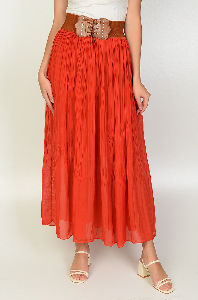 

Юбка Fashion 1013-2  Терракота, Юбка Fashion 1013-2 L Терракота