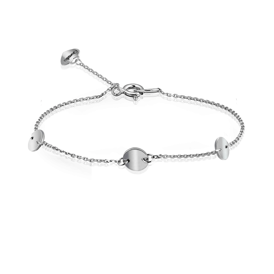 

Браслет Qzsilver (905-01118) Серебро Белый 17 размер