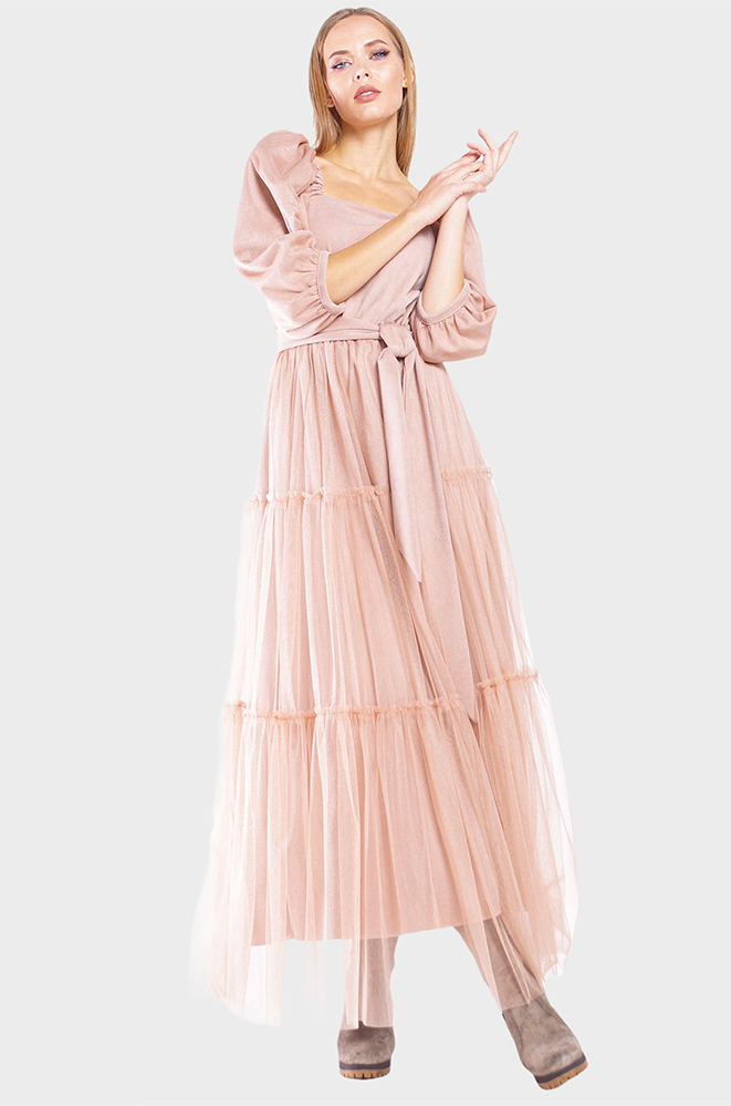 

Платье TRG 3231 36 Бежевый