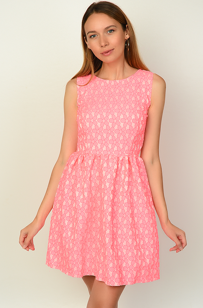 

Платье women 4064-2  Розовый, Платье women 4064-2 L Розовый