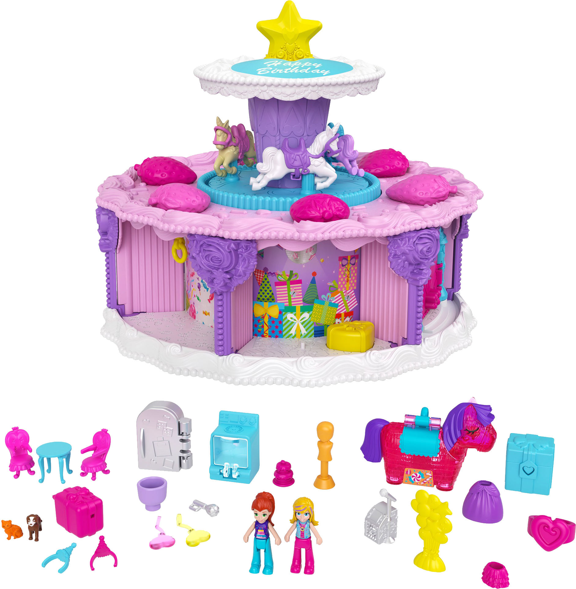 

Игровой набор Polly Pocket Праздничный торт (GYW06)