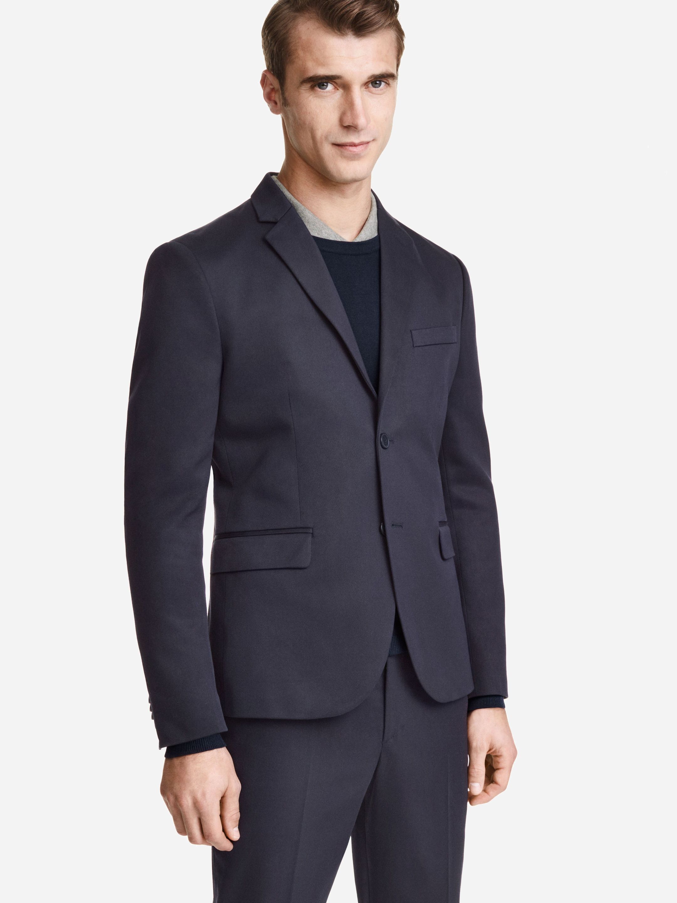 

Пиджак H&M XAZ002712GYYQ  Темно-синий, Пиджак H&M XAZ002712GYYQ 52 Темно-синий