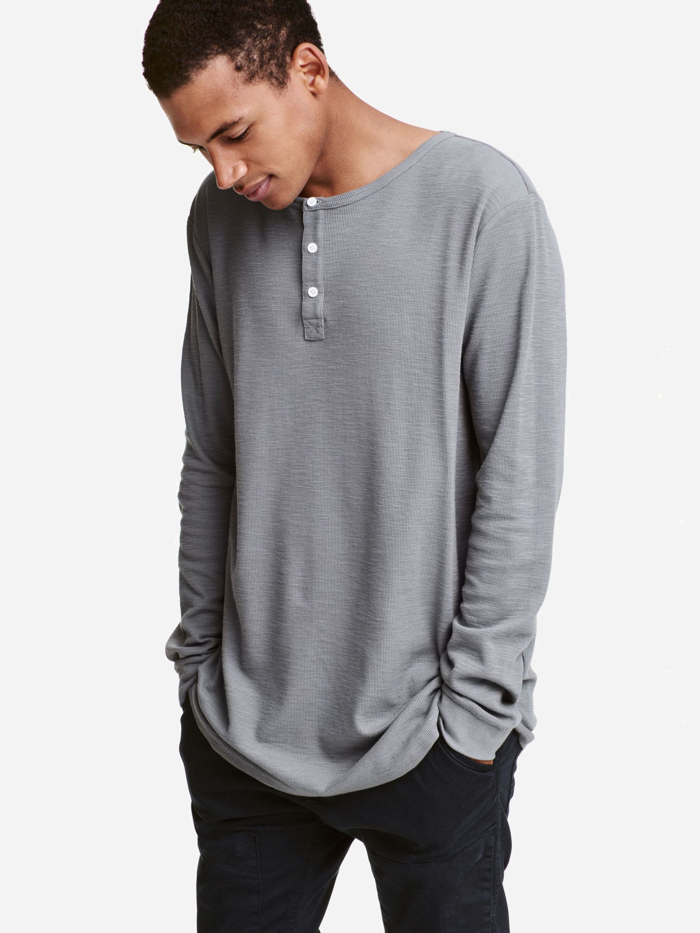 

Лонгслив H&M XAZ049952PBHH  Серый, Лонгслив H&M XAZ049952PBHH S Серый