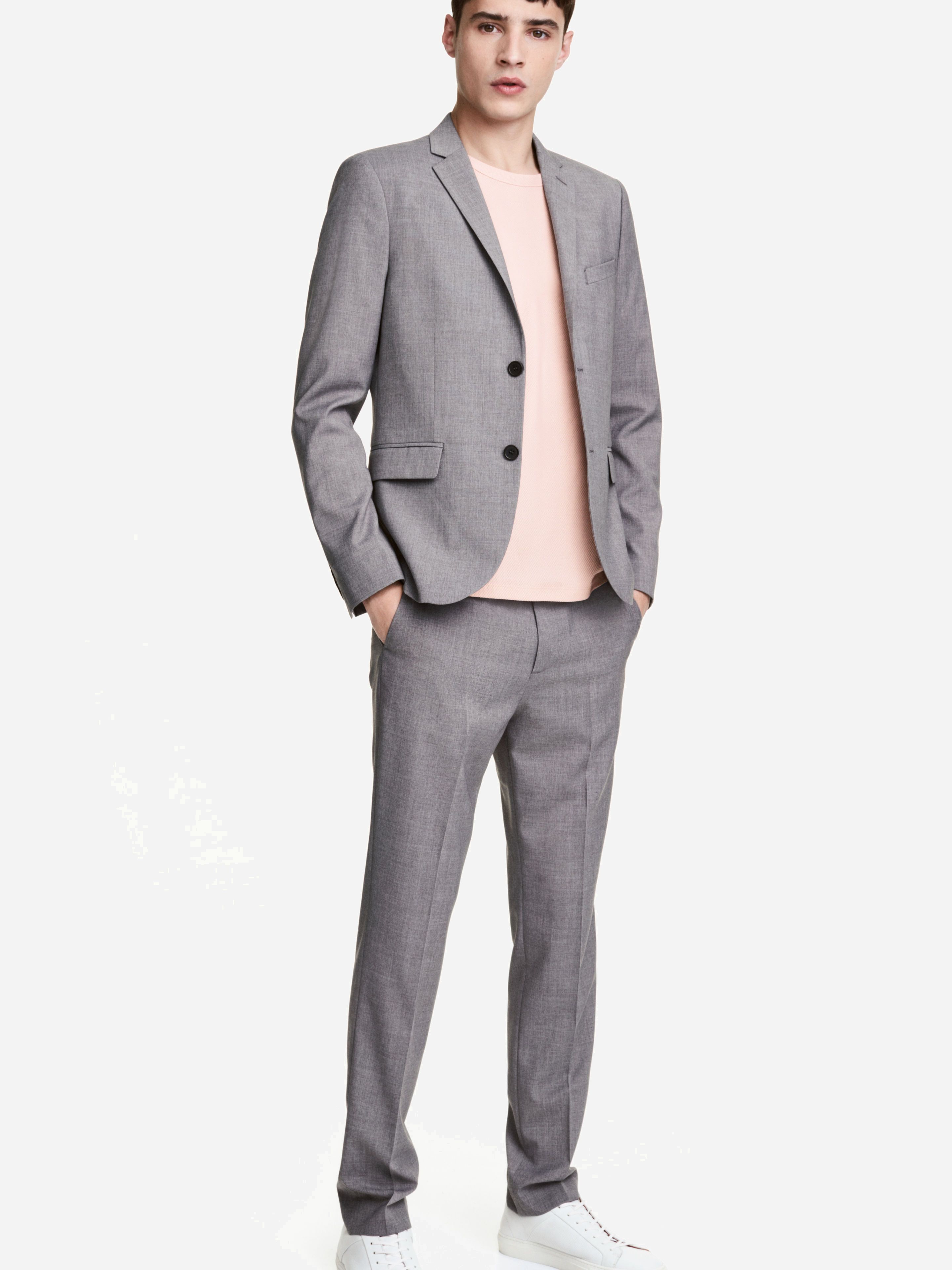 

Брюки H&M XAZ071268FFGE 54 Серые