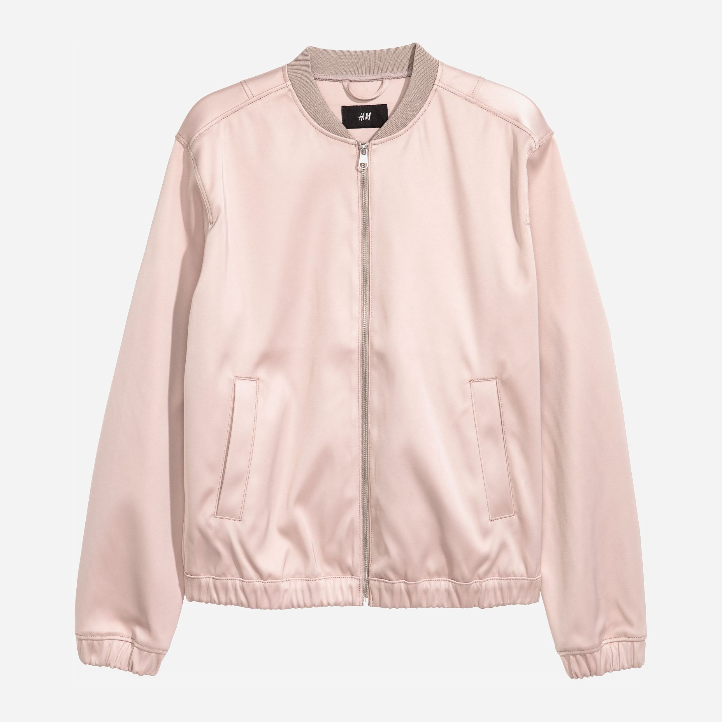 

Бомбер H&M XAZ155824TASN M Бледно-розовый
