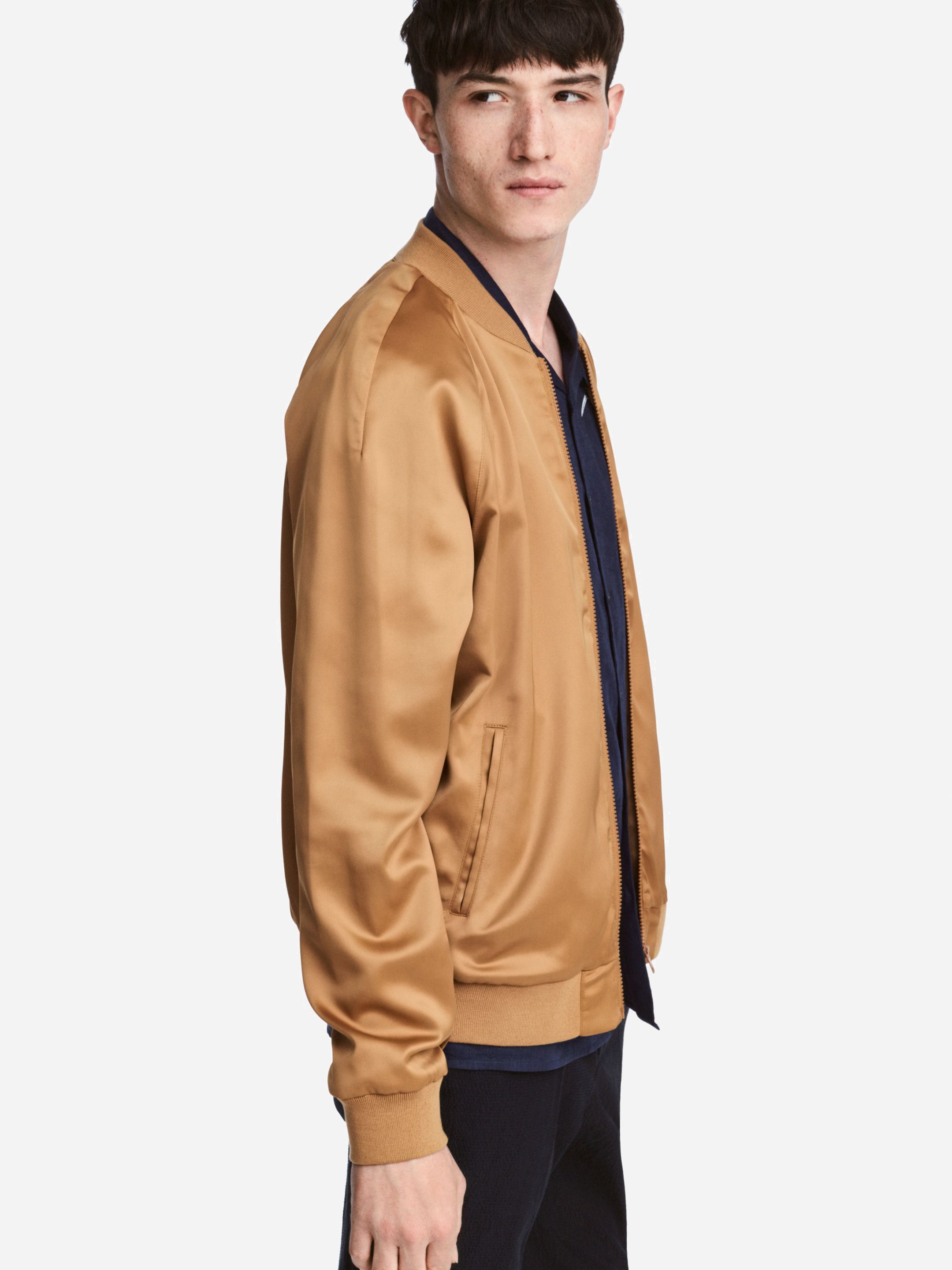 

Бомбер H&M XAZ108172JYOR S Горчичный